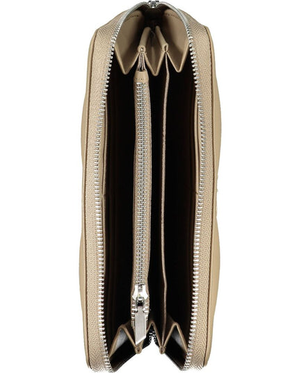 Calvin Klein Elegant Beige Multi-Compartment RFID Wallet