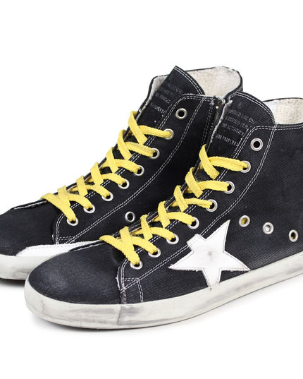 Golden Goose Black Canvas Sneaker