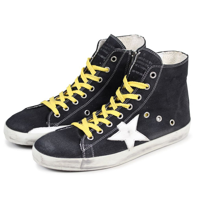 Golden Goose Black Canvas Sneaker