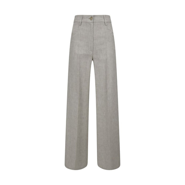 Forte_Forte Gray Viscose Casual Pants