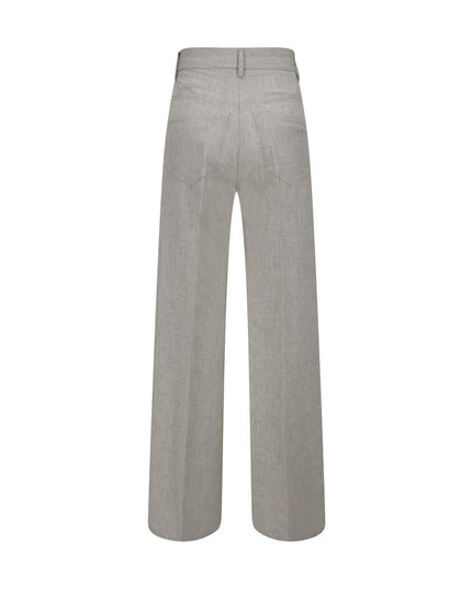 Forte_Forte Gray Viscose Casual Pants