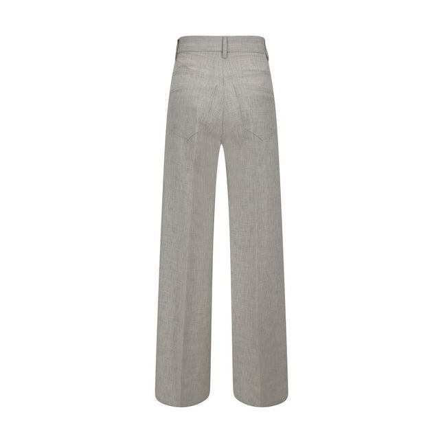 Forte_Forte Gray Viscose Casual Pants