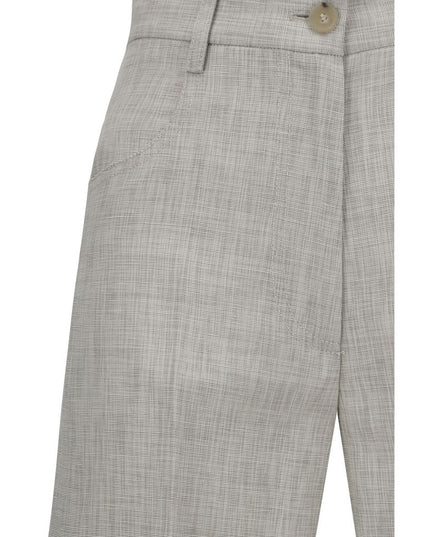 Forte_Forte Gray Viscose Casual Pants