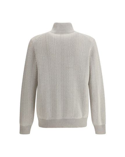 Brunello Cucinelli White Cashmere Cashmere Sweater