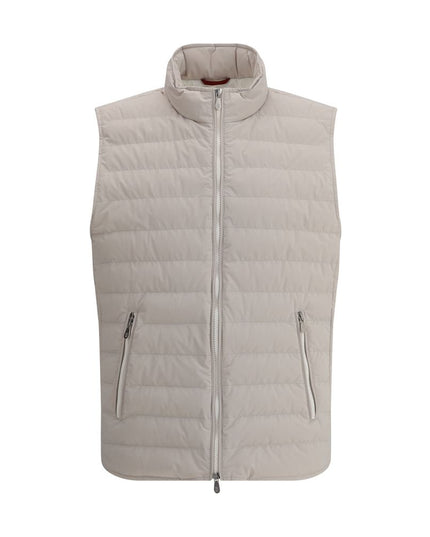 Brunello Cucinelli Beige Polyamide Jackets And Coat