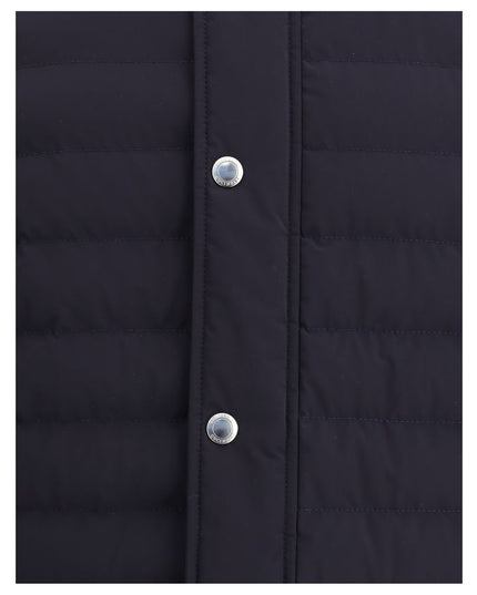 Brunello Cucinelli Blue Polyester Coat