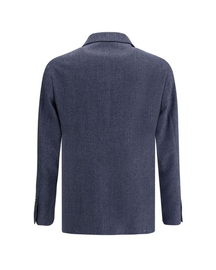 Brunello Cucinelli Blue Wool Blazer