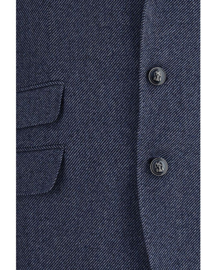 Brunello Cucinelli Blue Wool Blazer