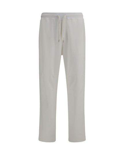 Brunello Cucinelli White Cotton Joggers (Workout Pants)