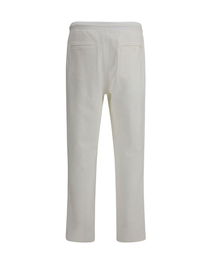 Brunello Cucinelli White Cotton Joggers (Workout Pants)