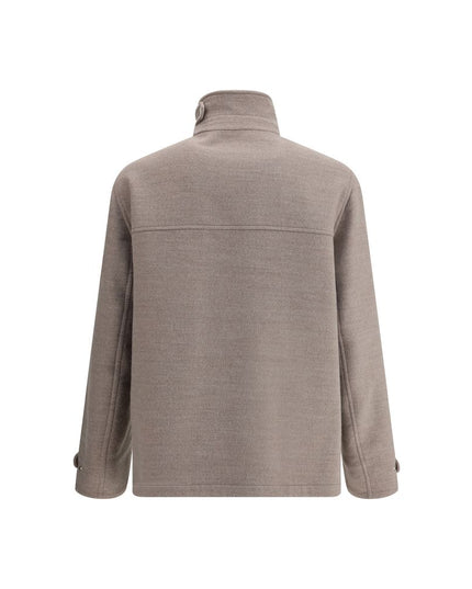 Brunello Cucinelli Beige Wool Coat