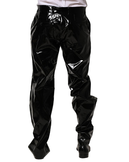 Dolce & Gabbana Black Nylon Straight Men Pants