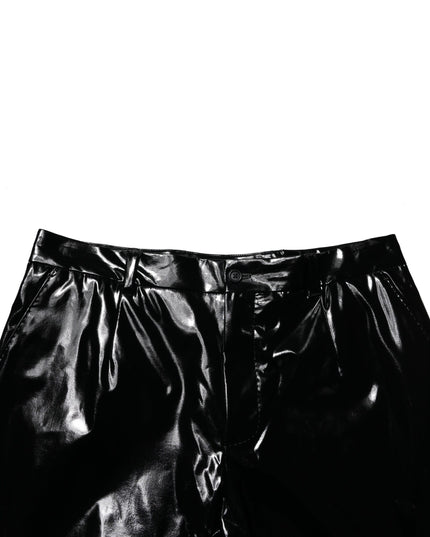 Dolce & Gabbana Black Nylon Straight Men Pants