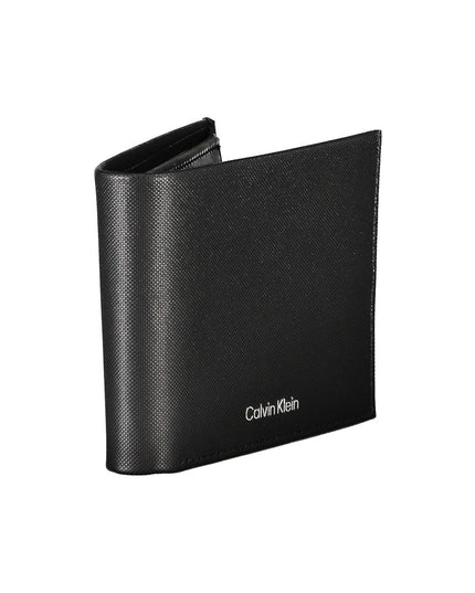 Calvin Klein Elegant Black Leather Wallet with RFID Blocking