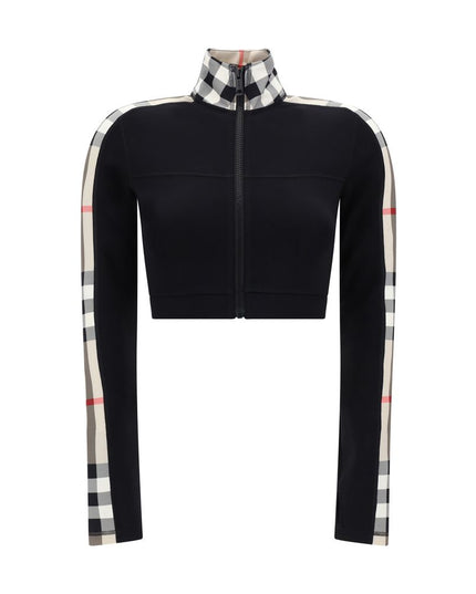 Burberry Black Elastane Sweatshirt
