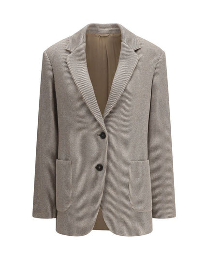 Brunello Cucinelli Gold Cotton Coat