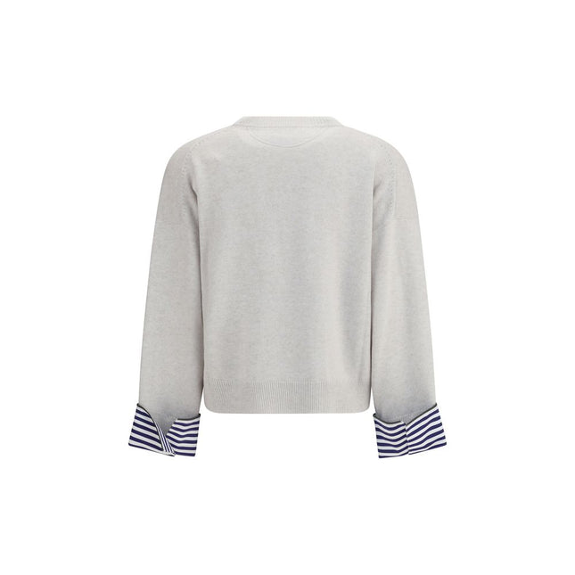 Brunello Cucinelli Gray Cashmere Cashmere Sweater