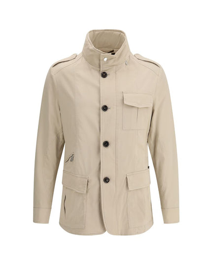 MooRER Beige Cotton Coat