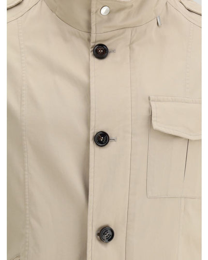 MooRER Beige Cotton Coat