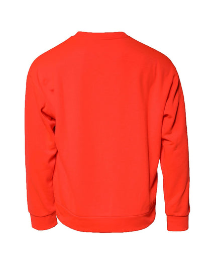 Dolce & Gabbana Orange Polyester DG Logo Sweatshirt Sweater