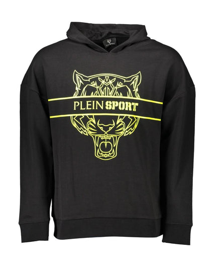 Plein Sport Black Cotton Men Sweater
