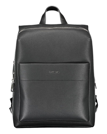 Calvin Klein Black Polyester Men Backpack