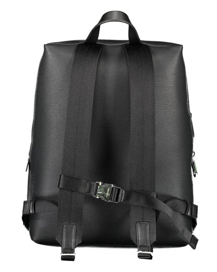 Calvin Klein Black Polyester Men Backpack