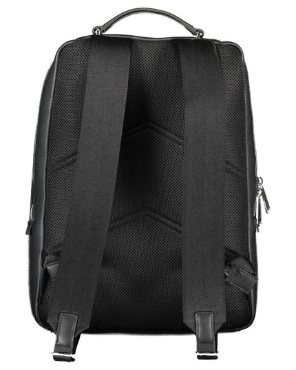 Calvin Klein Black Polyester Men Backpack