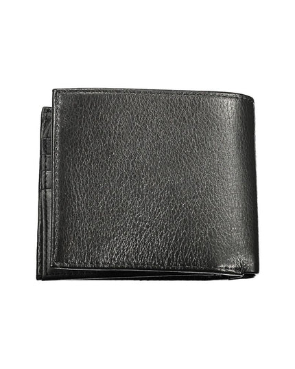 Tommy Hilfiger Black Leather Men Wallet