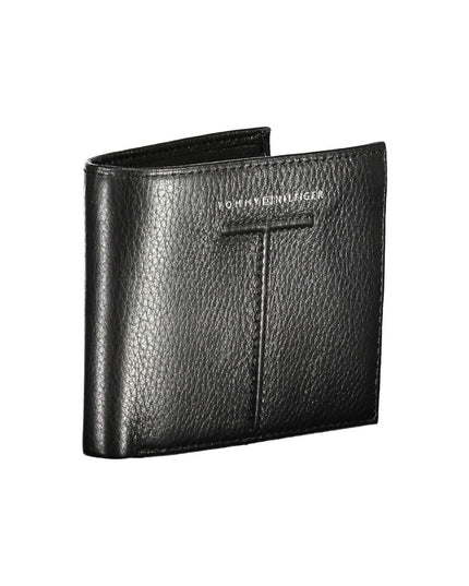 Tommy Hilfiger Black Leather Men Wallet