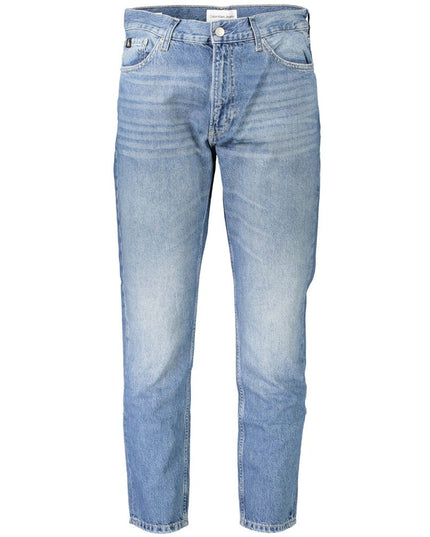Calvin Klein Blue Cotton Men Jeans