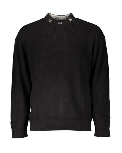 Calvin Klein Black Cotton Men Sweater