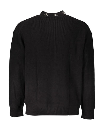 Calvin Klein Black Cotton Men Sweater