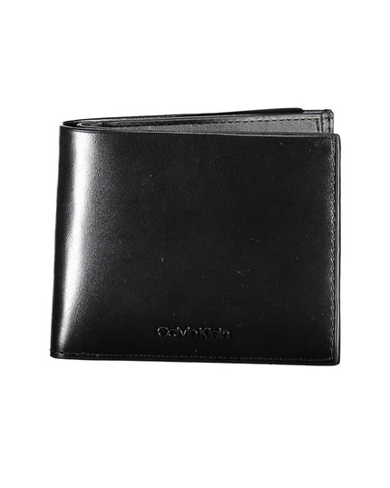 Calvin Klein Black Leather Men Wallet