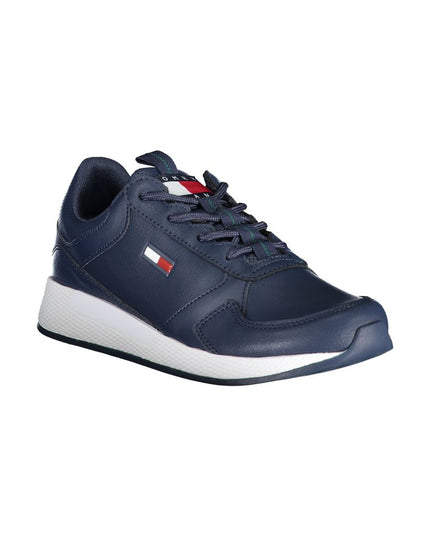 Tommy Hilfiger Blue Polyethylene Men Sneaker