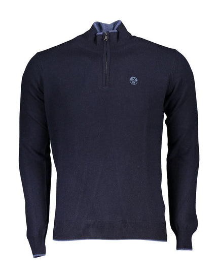 North Sails Blue Polyamide Men Sweater