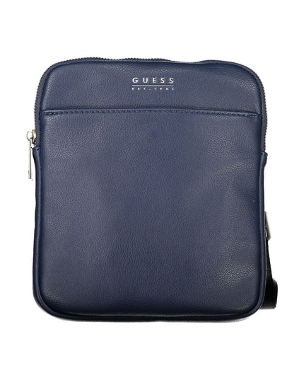 Guess Jeans Sleek Blue Shoulder Bag with Ample Storage