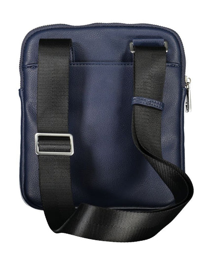 Guess Jeans Sleek Blue Shoulder Bag with Ample Storage