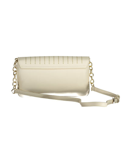 Mario Valentino White Polyethylene Handbag