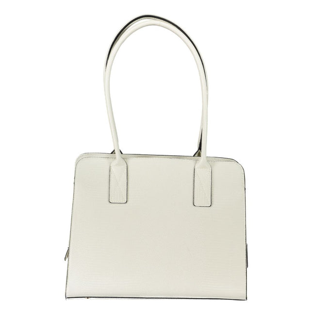 Mario Valentino White Polyethylene Handbag