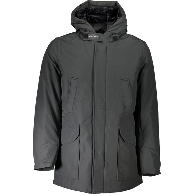 Woolrich Gray Cotton Men Jacket