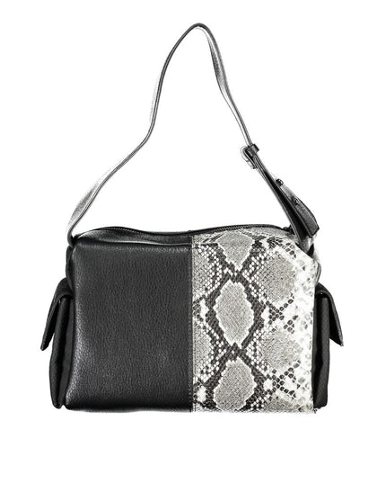 Desigual Nero Poliuretano Women Handbag