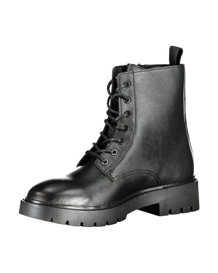 Calvin Klein Black Polyester Men Boot