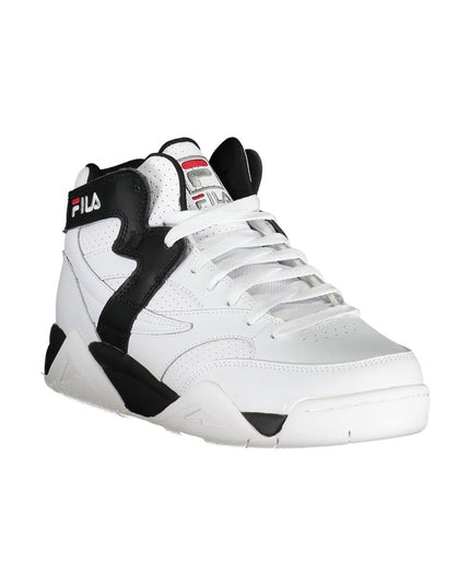 Fila High-Top Athletic Lace-Up Sneakers with Contrast Details