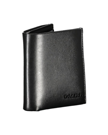 Calvin Klein Sleek Black Leather RFID Wallet