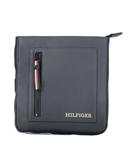 Tommy Hilfiger Chic Blue Shoulder Bag with Contrasting Details