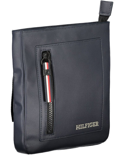 Tommy Hilfiger Chic Blue Shoulder Bag with Contrasting Details