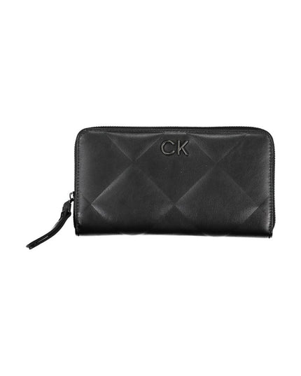 Calvin Klein Sleek Black RFID Blocking Wallet with Logo