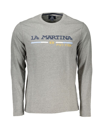 La Martina Brown Cotton Men T-Shirt
