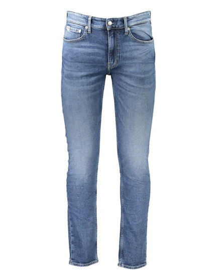 Calvin Klein Blue Cotton Men Jeans